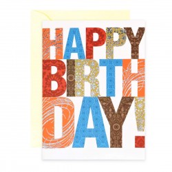 Gift Card - Happy Birthday (Style F)
