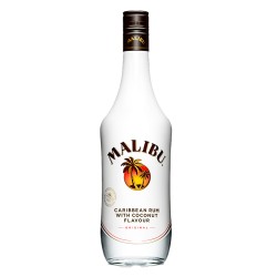 Malibu Caribbien Rum with Coconut Flavour, 700ml