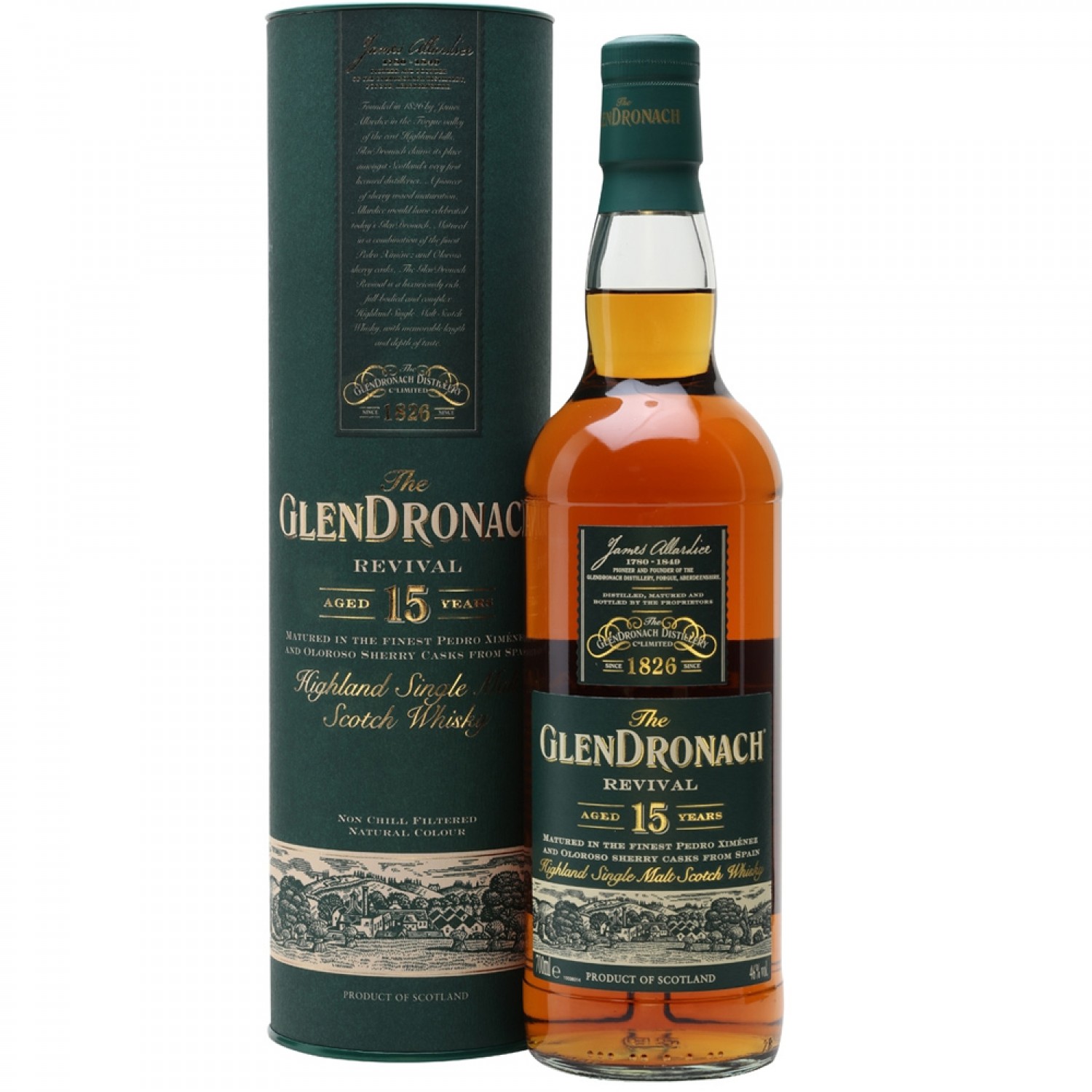 The GlenDronach Revival Aged 15 Years 700ml