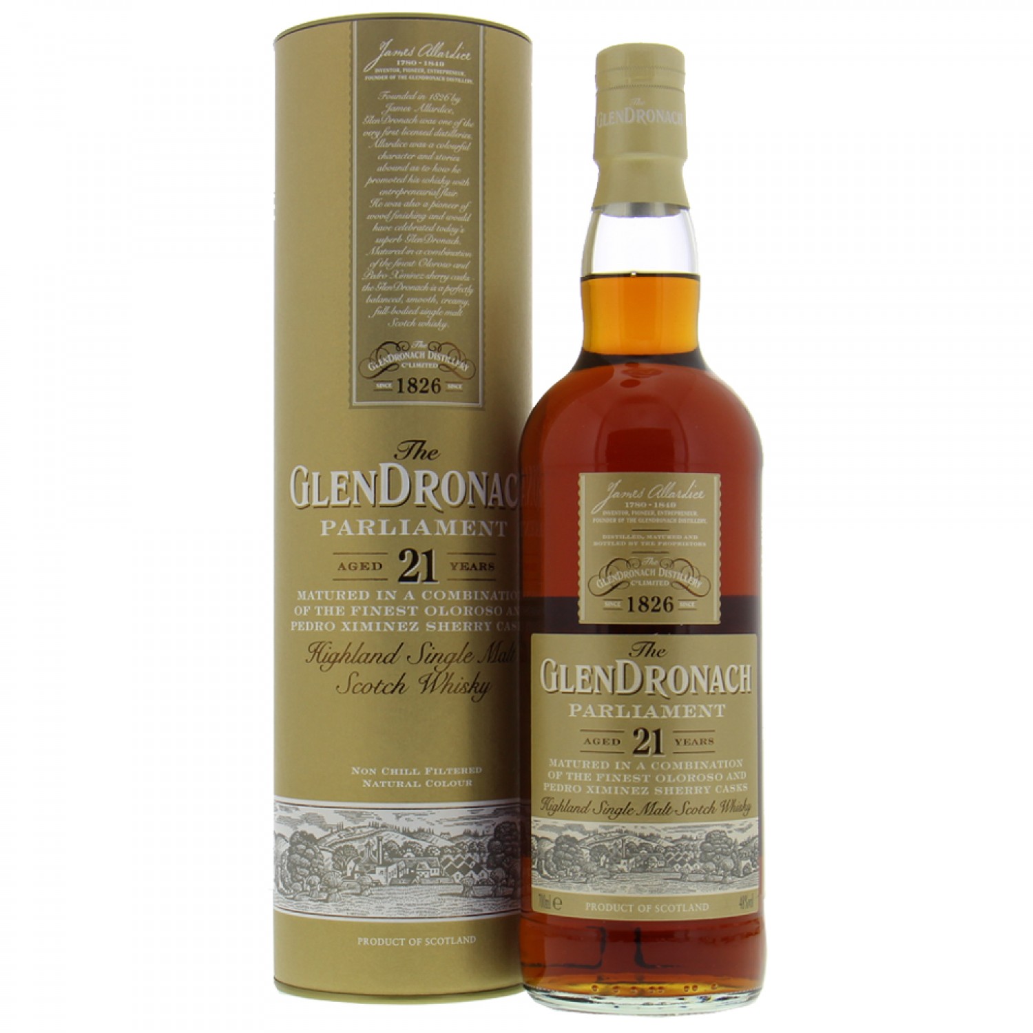 The GlenDronach Parliament Aged 21 Years 700ml