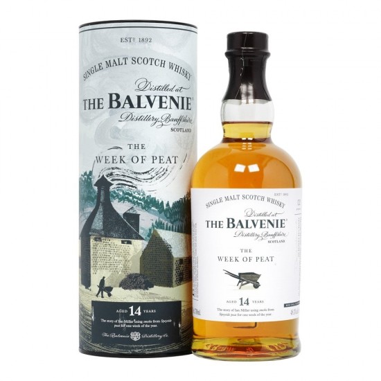 The Balvenie Stories The Week Of Peat 14 Year Old Single Malt Scotch Whisky, 700ml