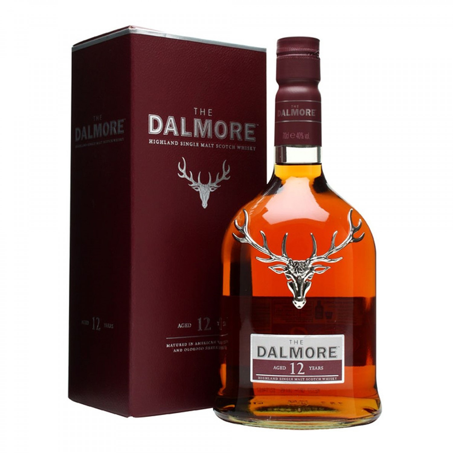 Dalmore 12 Years Old Single Malt Whisky 700ml