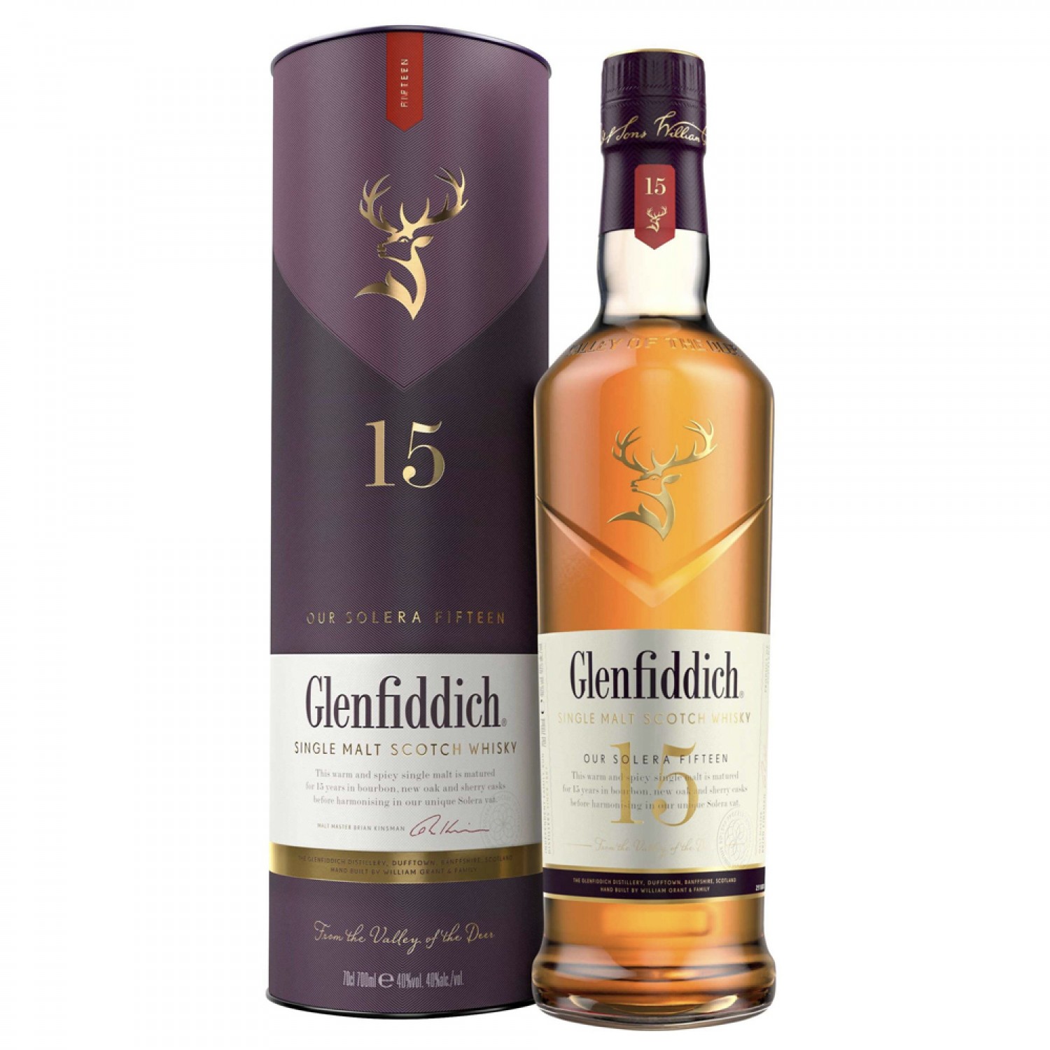 Glenfiddich 15 Years Old single Malt Whisky 700ml