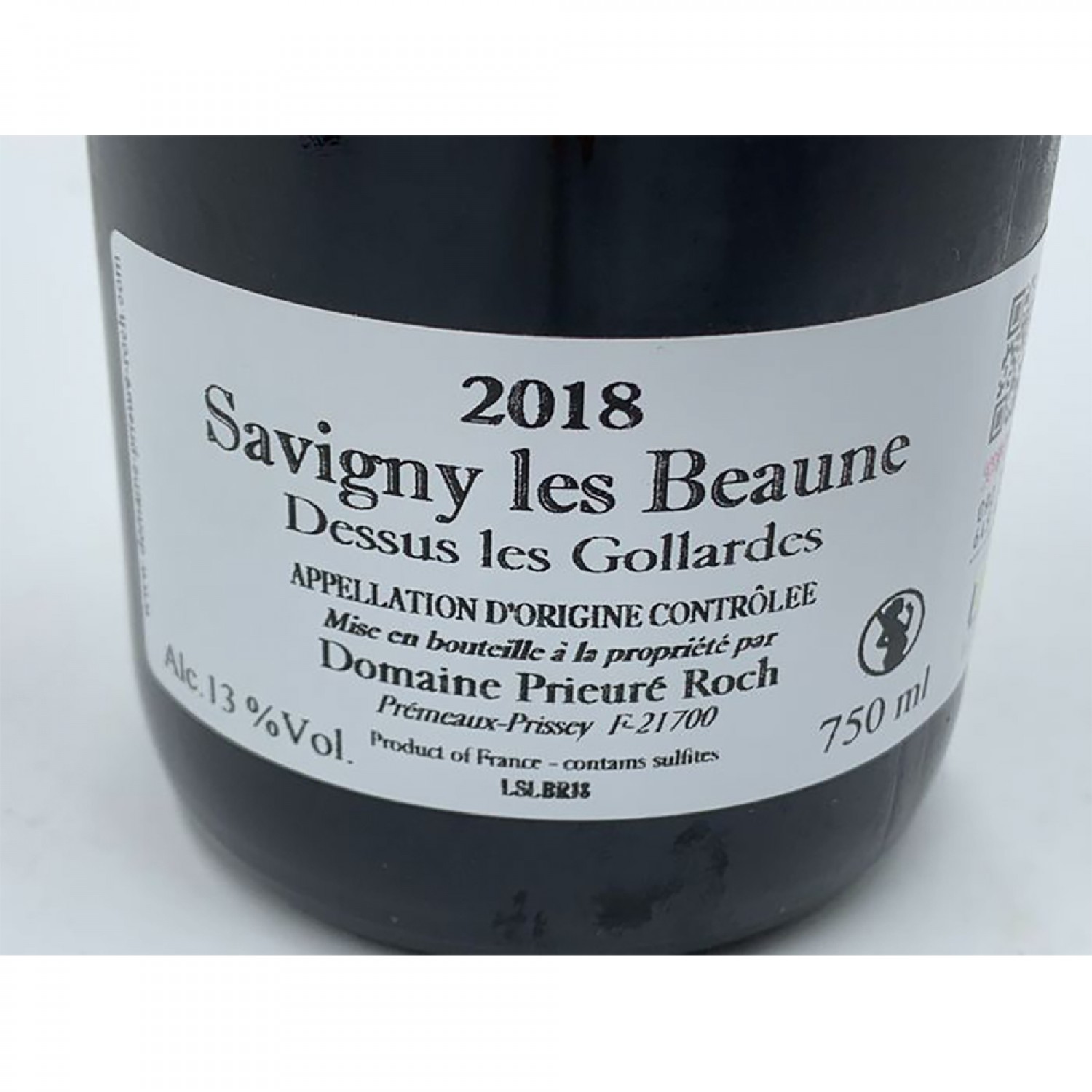 Domaine Prieure Roch Savigny-les-Beaune Dessus les Gollardes Rouge 2018, Burgundy 750ml