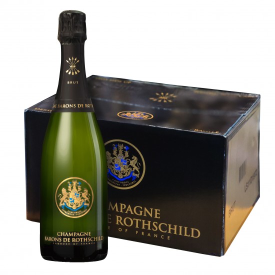 Champagne Barons de Rothschild Brut NV (Original box for 6 bottles)
